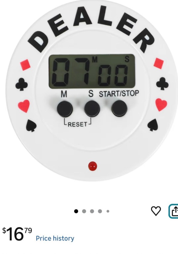 Home Game Tournament Blind Timer