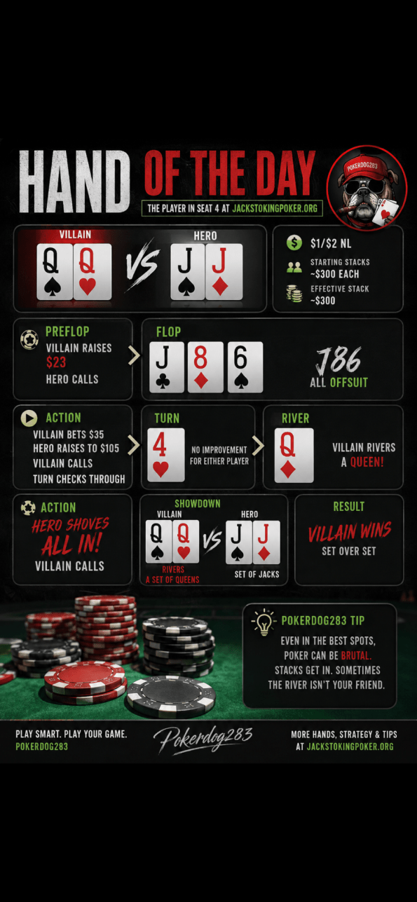 Hand of the Day: Set Over Set — When the River Turns Brutal